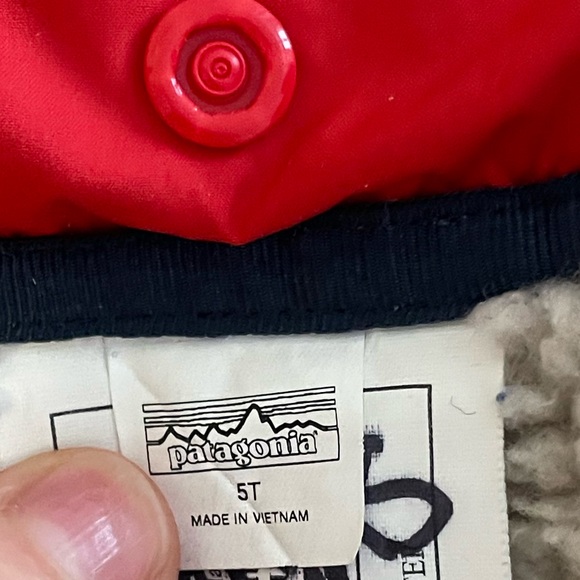 Patagonia Freddy Reversible Jacket - Boys 5T - Picture 4 of 4